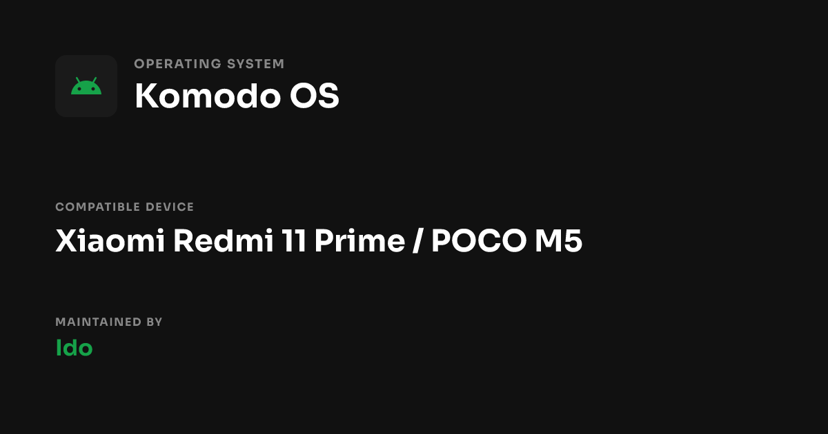 Xiaomi Rock Device Downloads - Komodo OS